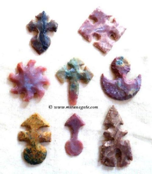 Manufacturers Exporters and Wholesale Suppliers of Agate Cross Arrowheads Khambhat Gujarat